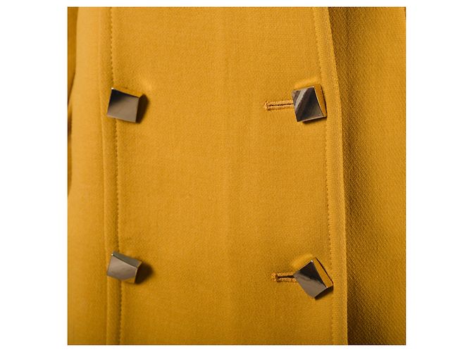 Cappotto in misto lana senape Max & Co - vista 4