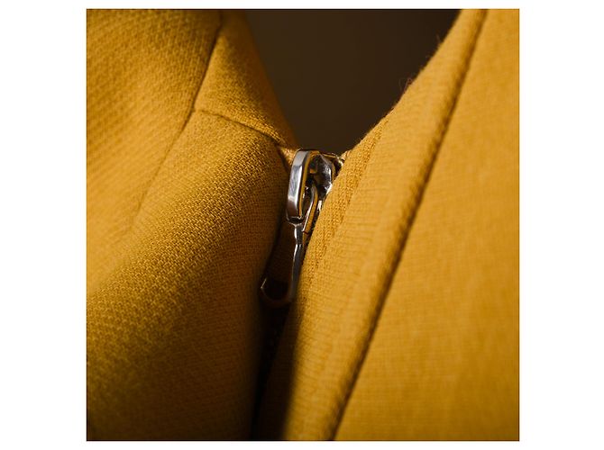 Cappotto in misto lana senape Max & Co - vista 6