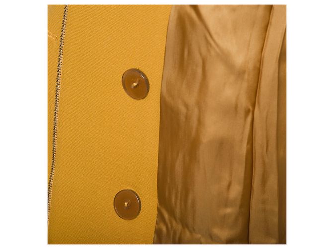 Cappotto in misto lana senape Max & Co - vista 9