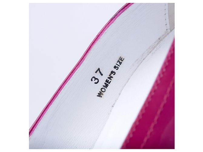 Autre Marque Hogan Lackleder Wedge-Pumps Fuschia - Ansicht 8