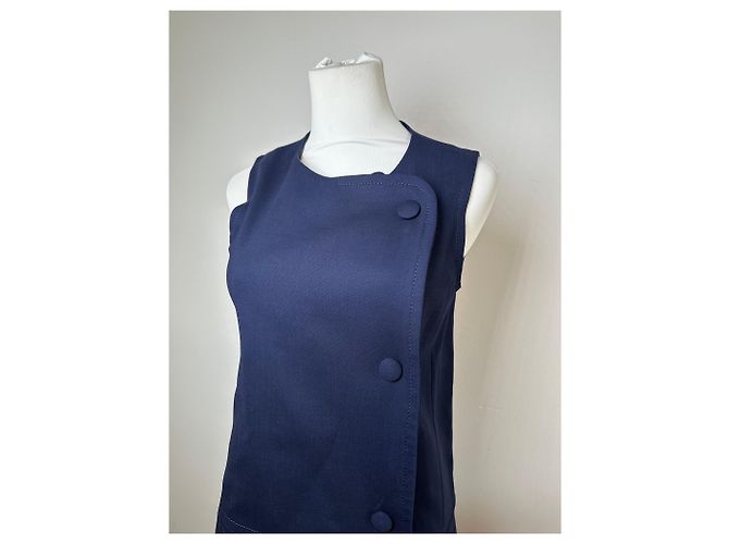 Stella Mc Cartney Abito senza maniche vintage Stella McCartney blu navy - vista 13