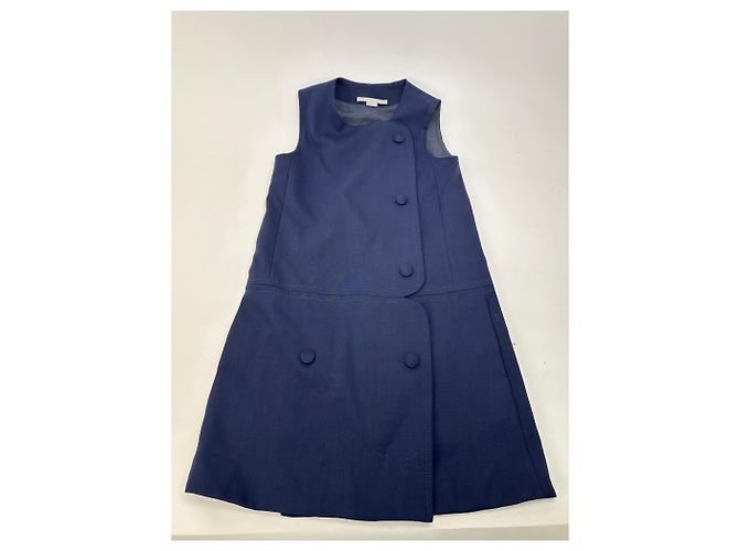 Stella Mc Cartney Abito senza maniche vintage Stella McCartney blu navy - vista 6