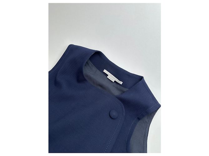 Stella Mc Cartney Abito senza maniche vintage Stella McCartney blu navy - vista 8