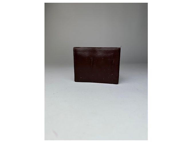 Vintage Dior Leder Bifold Geldbörse Dunkelbraun - Ansicht 10