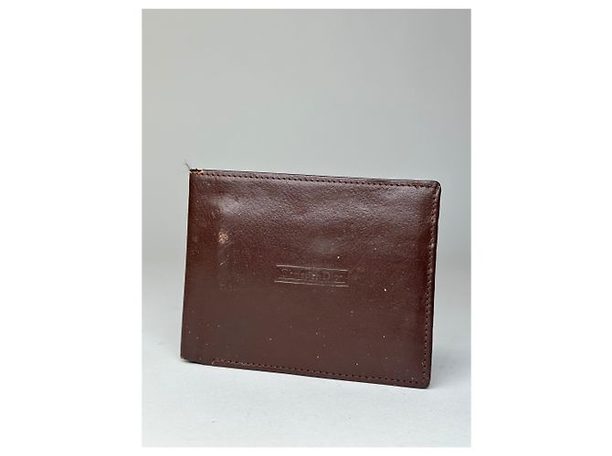 Vintage Dior Leder Bifold Geldbörse Dunkelbraun - Ansicht 6