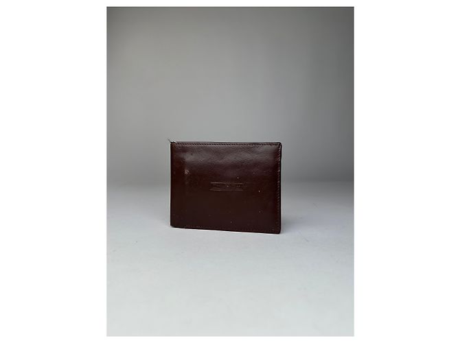 Vintage Dior Leder Bifold Geldbörse Dunkelbraun - Ansicht 9