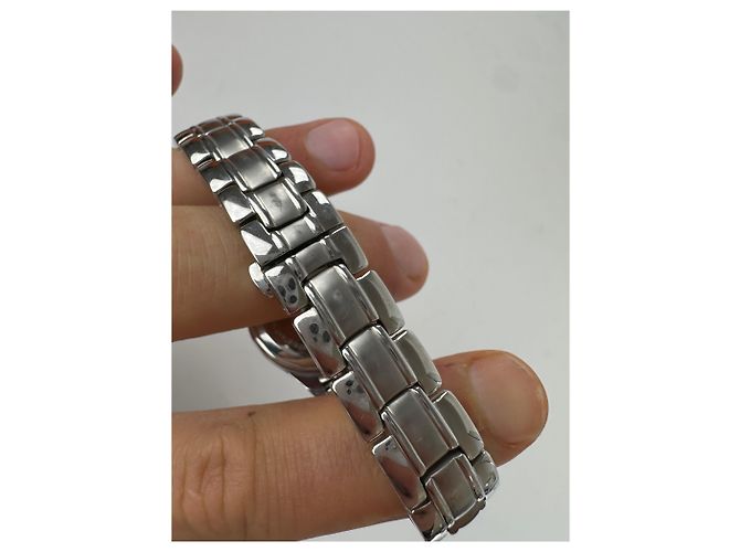 Vintage Fendi Damenuhr Quarz Silber - Ansicht 4
