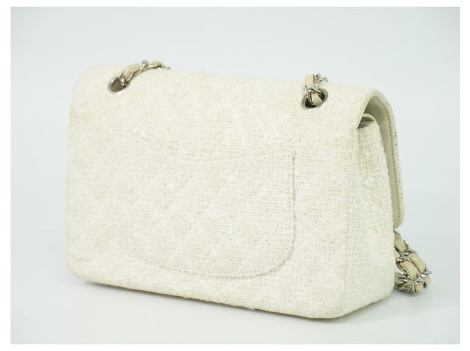 Chanel Timeless - Bolsa Clássica Double Flap em Tweed Matelassê Médio - vista 2