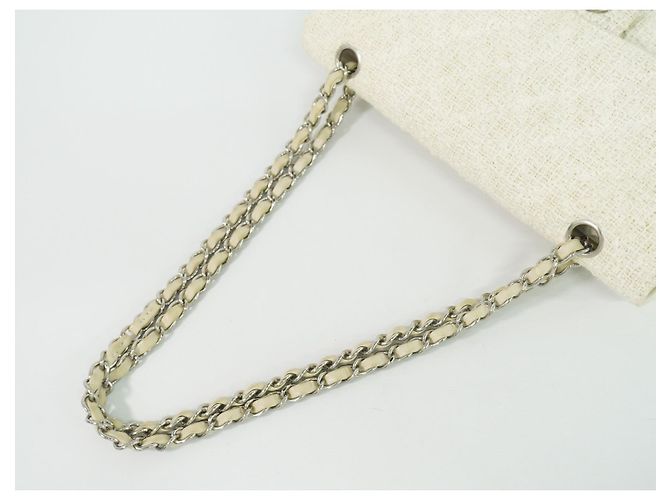 Chanel Timeless - Bolsa Clássica Double Flap em Tweed Matelassê Médio - vista 6