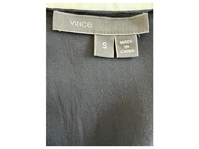 Top Vince de seda negro - vista 6