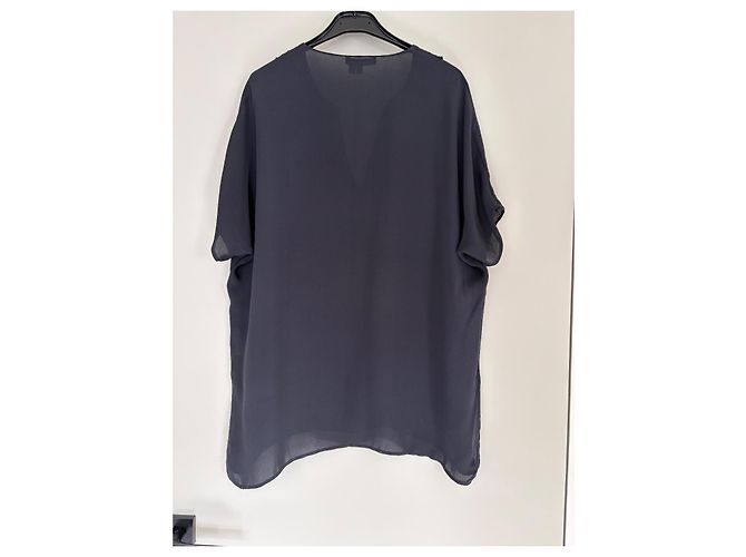 Top Vince de seda negro - vista 8