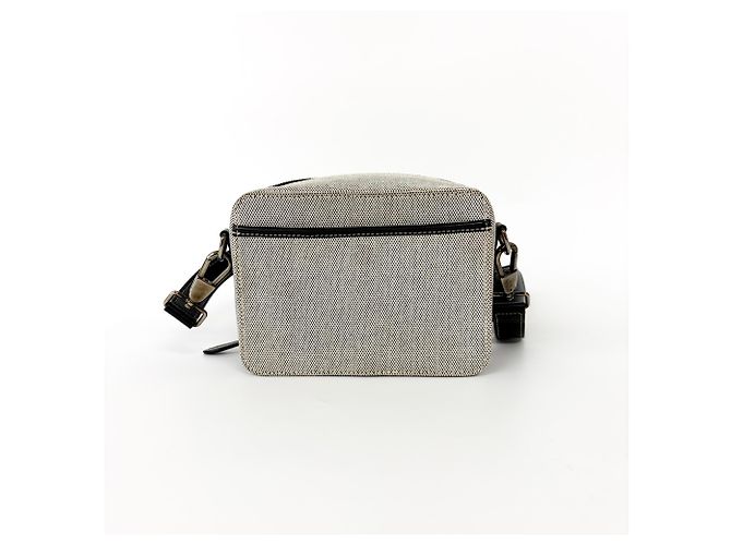 Burberry Horseferry Bum Printed Canvas mini Nero - vista 2