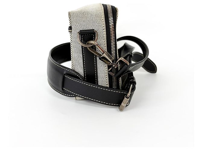 Burberry Horseferry Bum Printed Canvas mini Nero - vista 4