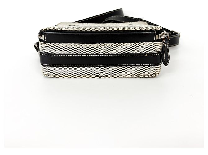 Burberry Horseferry Bum Printed Canvas mini Nero - vista 5