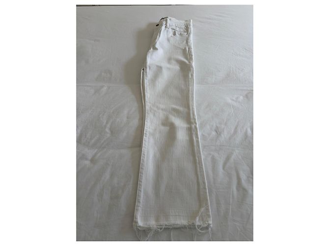 J Brand Vaqueros Blancos Cropped - vista 9