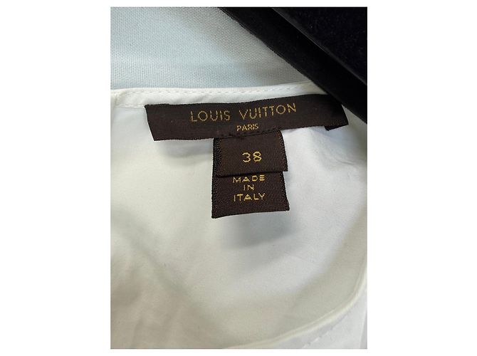 Louis Vuitton Vestido Corto de Algodón Blanco - vista 2