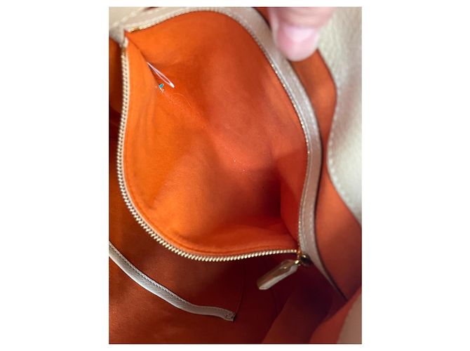 Borsa a tracolla MCM Patricia Hobo in pelle - Beige - vista 12