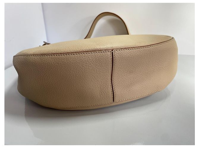 Borsa a tracolla MCM Patricia Hobo in pelle - Beige - vista 8