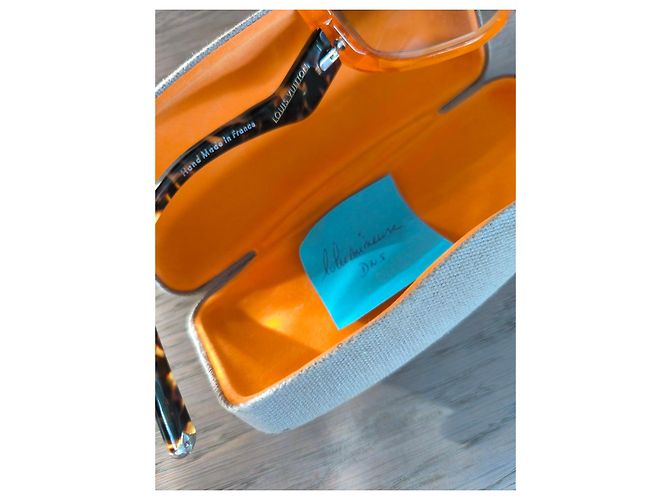 Louis Vuitton La Mienne Gafas de Sol Moradas Castaño Blanco Púrpura - vista 4