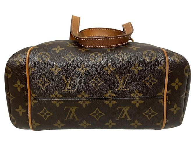 Borsa tote in PVC marrone Louis Vuitton - vista 3