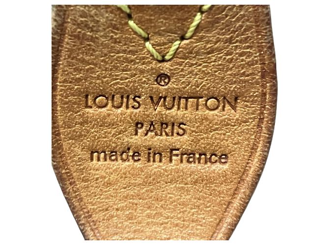 Borsa tote in PVC marrone Louis Vuitton - vista 4