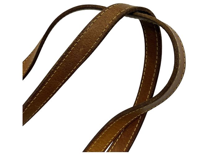 Borsa tote in PVC marrone Louis Vuitton - vista 7