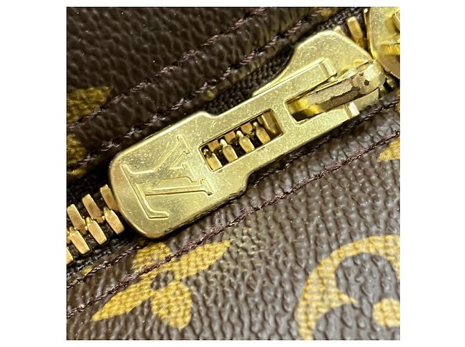 Borsa Boston Evasion Louis Vuitton Marrone Monogramma - vista 7