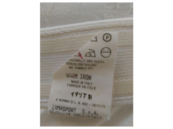 Falda corta de algodón blanca Gucci Blanco - vista 6