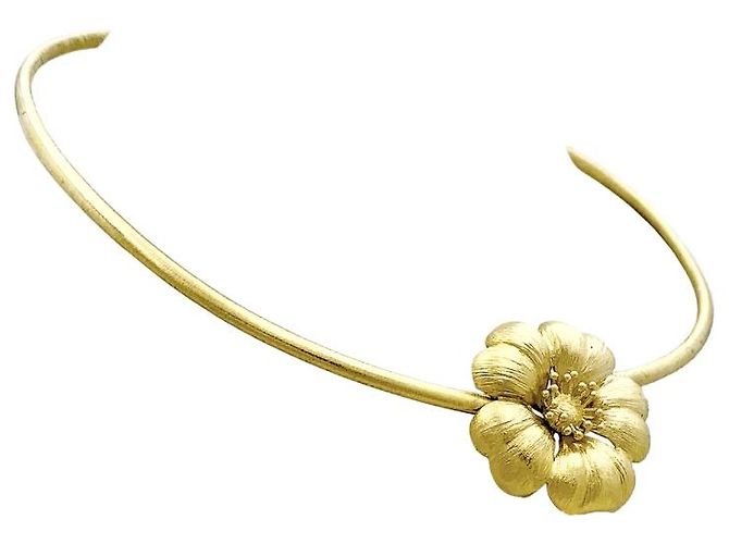 Collana Lalaounis 'Fleur' in oro giallo. - vista 3