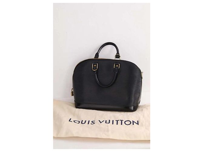 Alma Louis Vuitton Schwarze Handtasche - Ansicht 7