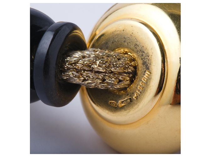 Collana dichiarativa in perle nere e oro giallo 18k Missoni D'oro - vista 3