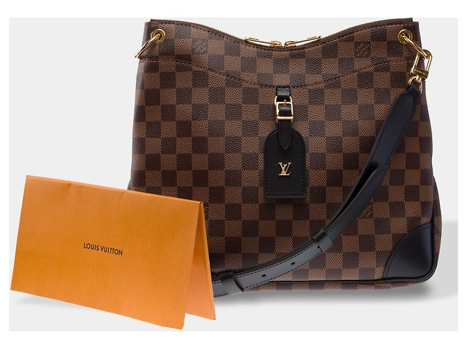 Borsa LOUIS VUITTON Odeon in Tela Marrone - 103479 - vista 2
