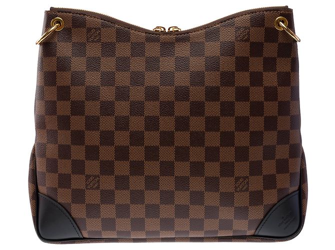 Borsa LOUIS VUITTON Odeon in Tela Marrone - 103479 - vista 4