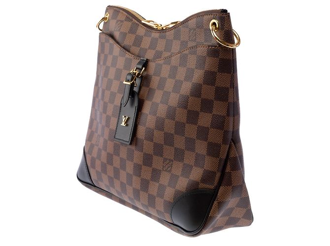 Borsa LOUIS VUITTON Odeon in Tela Marrone - 103479 - vista 5
