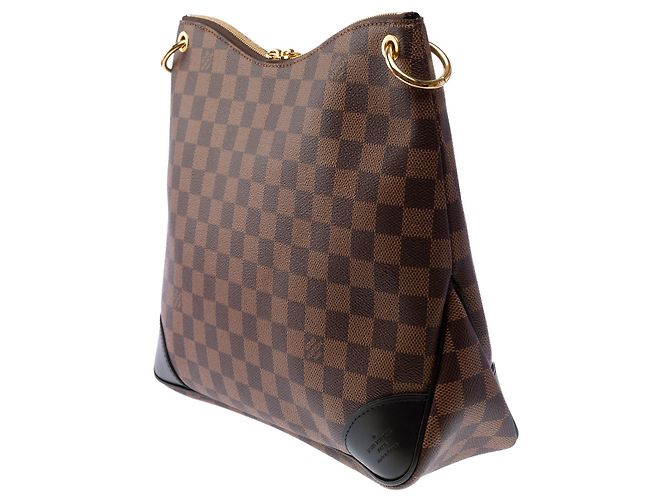 Borsa LOUIS VUITTON Odeon in Tela Marrone - 103479 - vista 6