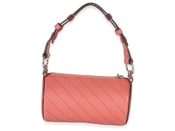 Bolso Barrel Mini Blondie de piel de ternera acolchada diagonal rosa Gucci - vista 2