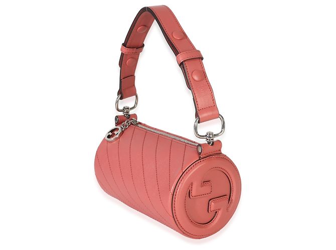 Bolso Barrel Mini Blondie de piel de ternera acolchada diagonal rosa Gucci - vista 3
