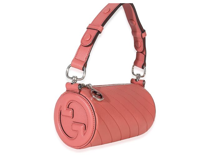 Bolso Barrel Mini Blondie de piel de ternera acolchada diagonal rosa Gucci - vista 4