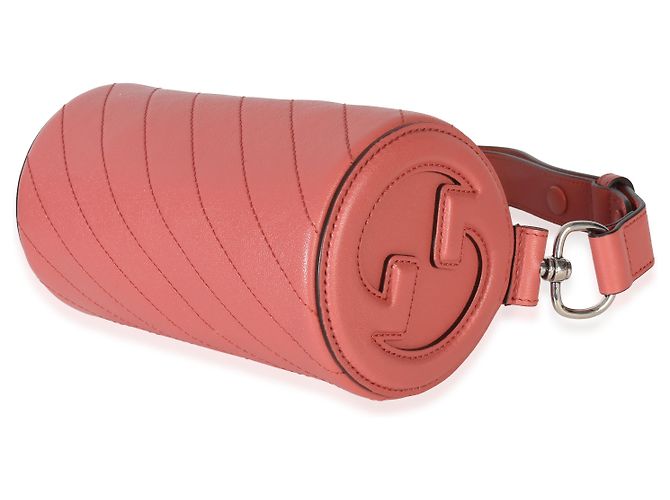 Bolso Barrel Mini Blondie de piel de ternera acolchada diagonal rosa Gucci - vista 6