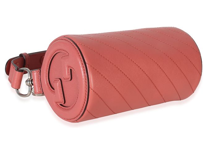 Bolso Barrel Mini Blondie de piel de ternera acolchada diagonal rosa Gucci - vista 7