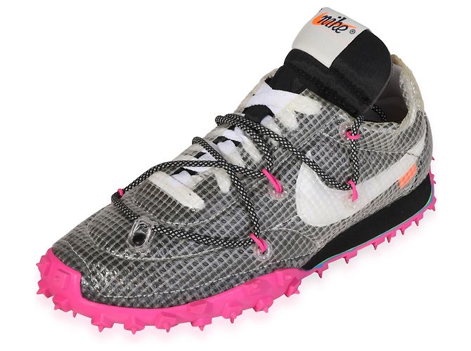 Nike - Off-White x Wmns Waffle Racer 'Fuchsia' (5 US) - vista 3