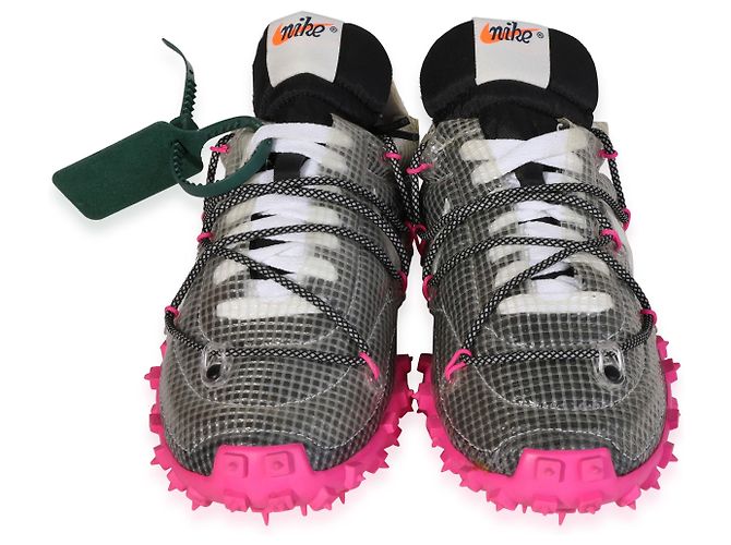 Nike - Off-White x Wmns Waffle Racer 'Fuchsia' (5 US) - vista 4