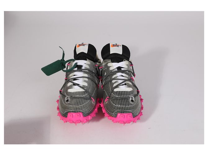 Nike - Off-White x Wmns Waffle Racer 'Fuchsia' (5 US) - vista 5