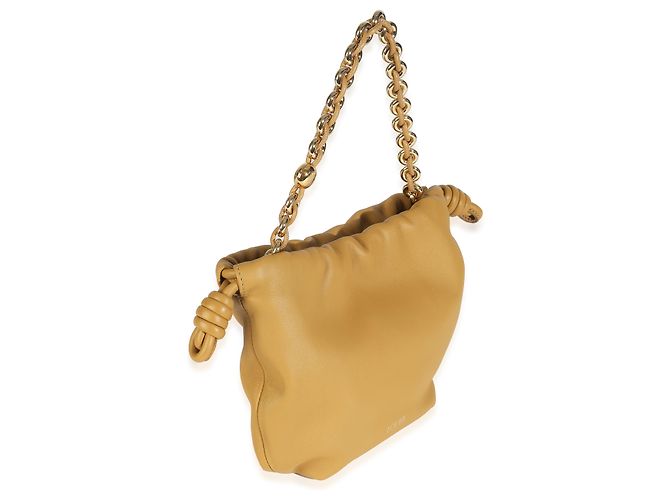 Mini Flamenco in Nappa Sahara di Loewe Beige - vista 4