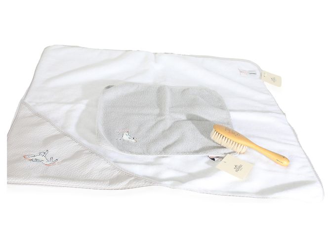 Set da bagno Hermès Gris Perle Cabriole - vista 3