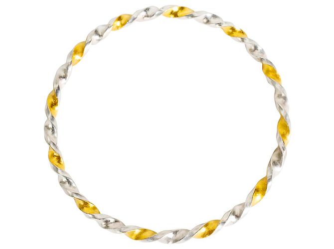 Autre Marque NUOVO Bracciale Bangle Gurhan Midnight in Argento Sterling Prezzo Consigliato 2.400 - vista 2