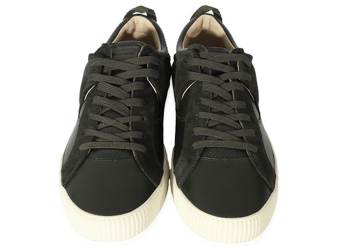 Dolce & Gabbana Sneaker basse in pelle D&G 'Verde Tan' - vista 4