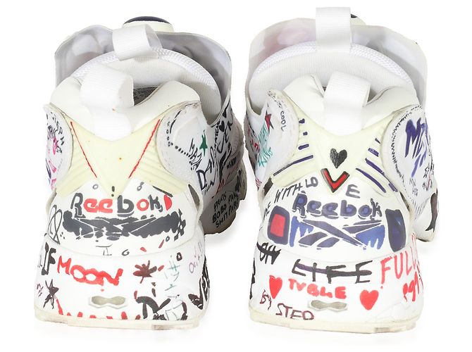 Reebok Vetements x InstaPump Fury 'Graffiti - Bianco' - vista 2