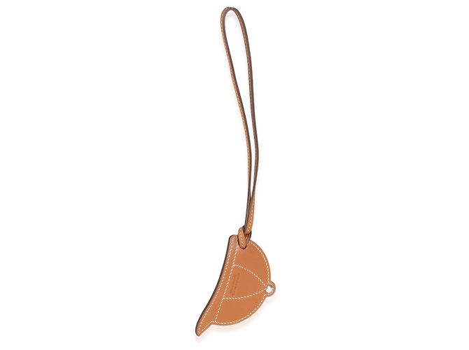 Charm per borsa Paddock Bombe in Swift Sable Rose D'été Abricot Naturale Hermès - vista 4