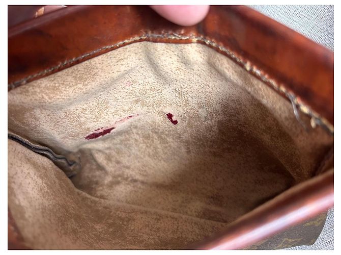 Louis Vuitton Mini Pochette Monogram Anni 70 Marrone - vista 15